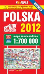Polska Mapa samochodowa 1:700 000. Autor: Praca zbiorowa. Dadada.pl Okładka książki Polska Mapa samochodowa 1:700 000