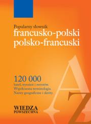 Okładka książki Popularny słownik francusko-polski polsko-francuski