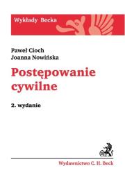 Okładka książki Postępowanie cywilne