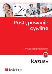 Okładka książki Postępowanie cywilne Kazusy