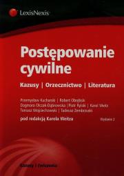 Postępowanie cywilne. Autor: Weitz Karol, Kucharski Przemysław, Obrębski Robert, Olczak-Dąbrowska Dagmara, Rylski Piotr. Dadada.pl Okładka książki Postępowanie cywilne