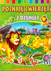 Okładka książki Poznaję zwierzęta - Z dżungli