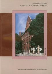 Opakowanie Prace historyczne Zeszyt 134