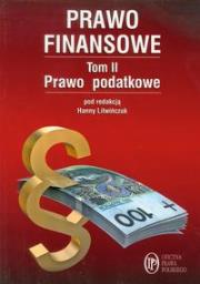 Prawo finansowe tom 2 Prawo podatkowe. Wydawca: Oficyna Prawa Polskiego. Dadada.pl Opakowanie Prawo finansowe tom 2 Prawo podatkowe