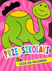 Okładka książki Przedszkolaki uczą się kolorów - Dinozaur