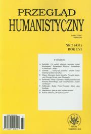 Opakowanie Przegląd humanistyczny 2(431)/2012 rok LVI