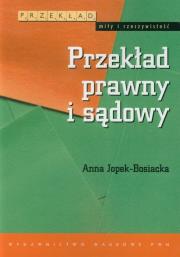 Okładka książki Przekład prawny i sądowy