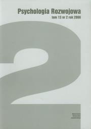 Opakowanie Psychologia Rozwojowa tom 13 2/2008