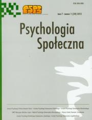 Opakowanie Psychologia społeczna t.7/2012
