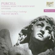 Purcell: Funeral music for Queen Mary Anthems. Autor: Choir of Clare College, Timothy Brown. Dadada.pl Okładka książki Purcell: Funeral music for Queen Mary Anthems