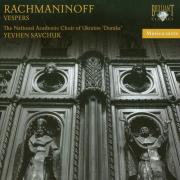 Rachmaninoff: Vespers. Autor: The National Academic Choir of Ukraine 'Dumka', Yevhen Savchuk. Dadada.pl Okładka książki Rachmaninoff: Vespers