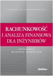 Okładka książki Rachunkowość i analiza finansowa dla inżynierów