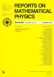 Opakowanie Reports on Mathematical Physics 68/3