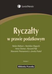 Okładka książki Ryczałty w prawie podatkowym