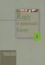 Okładka książki Rządy w państwach Europy Tom IV