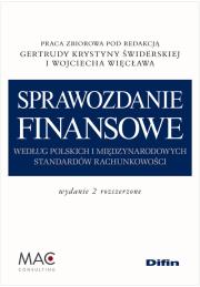 Okładka książki Sprawozdanie finansowe według polskich i międzynarodowych standardów rachunkowości