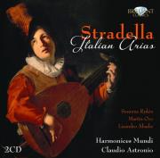 Stradella: Italian Arias. Autor: Susanne Ryden, Martin Oro, Lisandro Abadie. Dadada.pl Okładka książki Stradella: Italian Arias