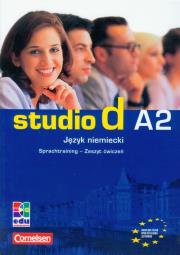 Studio d A2 Język niemiecki Zeszyt ćwczeń. Autor: Niemann Rita Maria. Dadada.pl Okładka książki Studio d A2 Język niemiecki Zeszyt ćwczeń