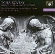 Tchaikovsky: Liturgy of St John Chrysostom. Autor: National Academic Choir of Ukraine Dumka, Evgen Savchuk. Dadada.pl Okładka książki Tchaikovsky: Liturgy of St John Chrysostom