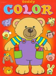 Okładka książki Teddy color Miś czerwony
