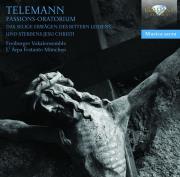 Telemann: Passions-Oratorium. Autor: Barbara Locher, Zeger Vandersteene, Stefan Dorr, Johan-Rene Schmidt, Freiburger Vokalensemble. Dadada.pl Okładka książki Telemann: Passions-Oratorium