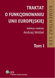 Traktat o funkcjonowaniu Unii Europejskiej t.1. Autor: Miąsik Dawid, Nina Półtorak, Andrzej Wróbel  (red. nauk.). Dadada.pl Okładka książki Traktat o funkcjonowaniu Unii Europejskiej t.1