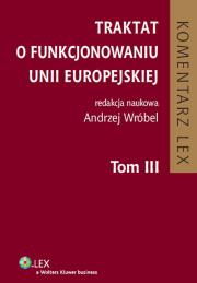 Okładka książki Traktat o funkcjonowaniu Unii Europejskiej t.3