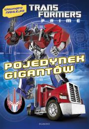 Transformers. Pojedynek gigantów. Autor: Agnieszka Trojan-Jaskot. Dadada.pl Okładka książki Transformers. Pojedynek gigantów