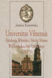 Universitas Vilnensis. Autor: Kamińska Janina. Dadada.pl Okładka książki Universitas Vilnensis