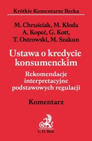 Okładka książki Ustawa o kredycie konsumenckim