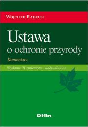 Okładka książki Ustawa o ochronie przyrody