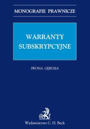 Warranty subskrypcyjne. Autor: Gębusia Iwona. Dadada.pl Okładka książki Warranty subskrypcyjne