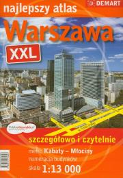 Okładka książki Warszawa XXL Najlepszy atlas
