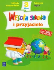 Wesoła szkoła i przyjaciele 3/4 pod WSiP. Autor: Dobrowolska Hanna, Dziabaszewski Wojciech, Konieczna Anna. Dadada.pl Okładka książki Wesoła szkoła i przyjaciele 3/4 pod WSiP