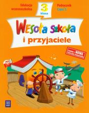 Wesoła szkoła i przyjaciele 3/5 pod WSiP. Autor: Lewandowska Beata, Malinowska Ewa. Dadada.pl Okładka książki Wesoła szkoła i przyjaciele 3/5 pod WSiP