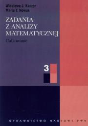 Okładka książki Zadania z analizy matematycznej 3