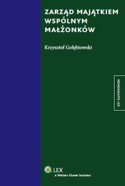 Okładka książki Zarząd majątkiem wspólnym małżonków