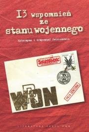 Okładka książki 13 wspomnień ze stanu wojennego