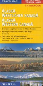 Opakowanie Alaska Western Canada 1:4000 000 Travelmag