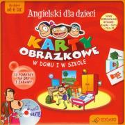 Okładka książki Ang. Karty obrazkowe W domu i szkole w.2012 EDGARD