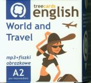 Angielski. Treecards - World and Travel A2. Autor: praca zbiorowa. Dadada.pl Okładka książki Angielski. Treecards - World and Travel A2