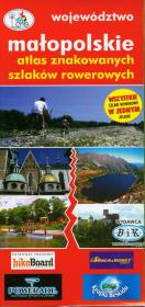 Okładka książki Atlas znakowanych szlaków rowerowych Województwo małopolskie