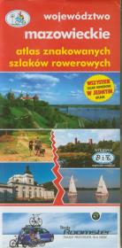 Okładka książki Atlas znakowanych szlaków rowerowych Województwo mazowieckie