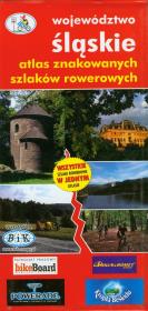 Okładka książki Atlas znakowanych szlaków rowerowych Województwo śląskie