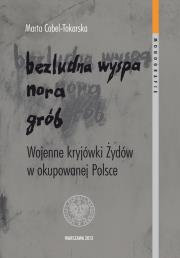 Bezludna wyspa nora grób Wojenne kryjówki Żydów w okupowanej Polsce. Autor: Cobel-Tokarska Marta. Dadada.pl Okładka książki Bezludna wyspa nora grób Wojenne kryjówki Żydów w okupowanej Polsce