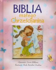 Okładka książki Biblia małego chrześcijanina różowa