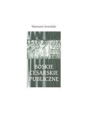 Okładka książki Boskie - Cesarskie - Publiczne