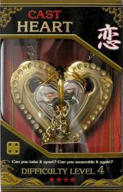 Cast Heart poziom. Wydawca: Hanayama. Dadada.pl Opakowanie Cast Heart poziom