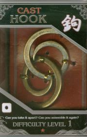 Cast Hook Puzzle. Wydawca: Hanayama. Dadada.pl Opakowanie Cast Hook Puzzle