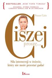 Ciszej proszę. Autor: Susan Cain. Dadada.pl Okładka książki Ciszej proszę